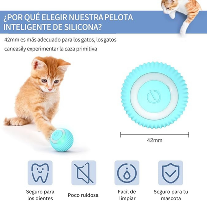 Pelota interactiva para gatos